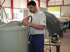 Эксплуатация ручного термофена Leister Labor S