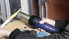 Использование фена строительного паяльного Weldy energy HT3400