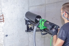 Использование станин для алмазного бурения Eibenstock BST 162 H