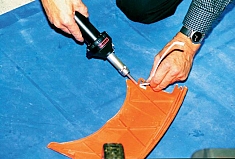 Использование термофенов ручных Leister Hot Jet S