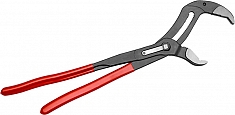 Переставные сантехнические клещи с механизмом быстрой фиксации Voll Cobra 16 (400 мм), CrV