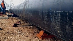 Применение роликовой опоры для труб ПНДело РО-1200 Применение роликовой опоры для труб ПНДело РО-1200