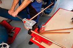 Применение ручных трубогибов Rothenberger Robend H+W Plus 1/2"